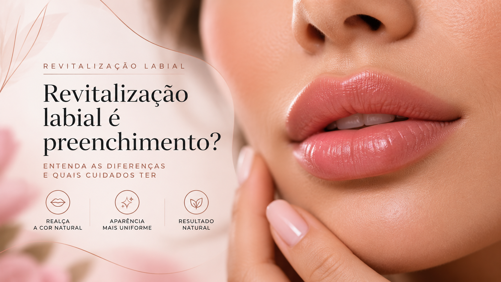 Imagem de capa do artigo: Revitalização labial é preenchimento? Entenda as diferenças e cuidados